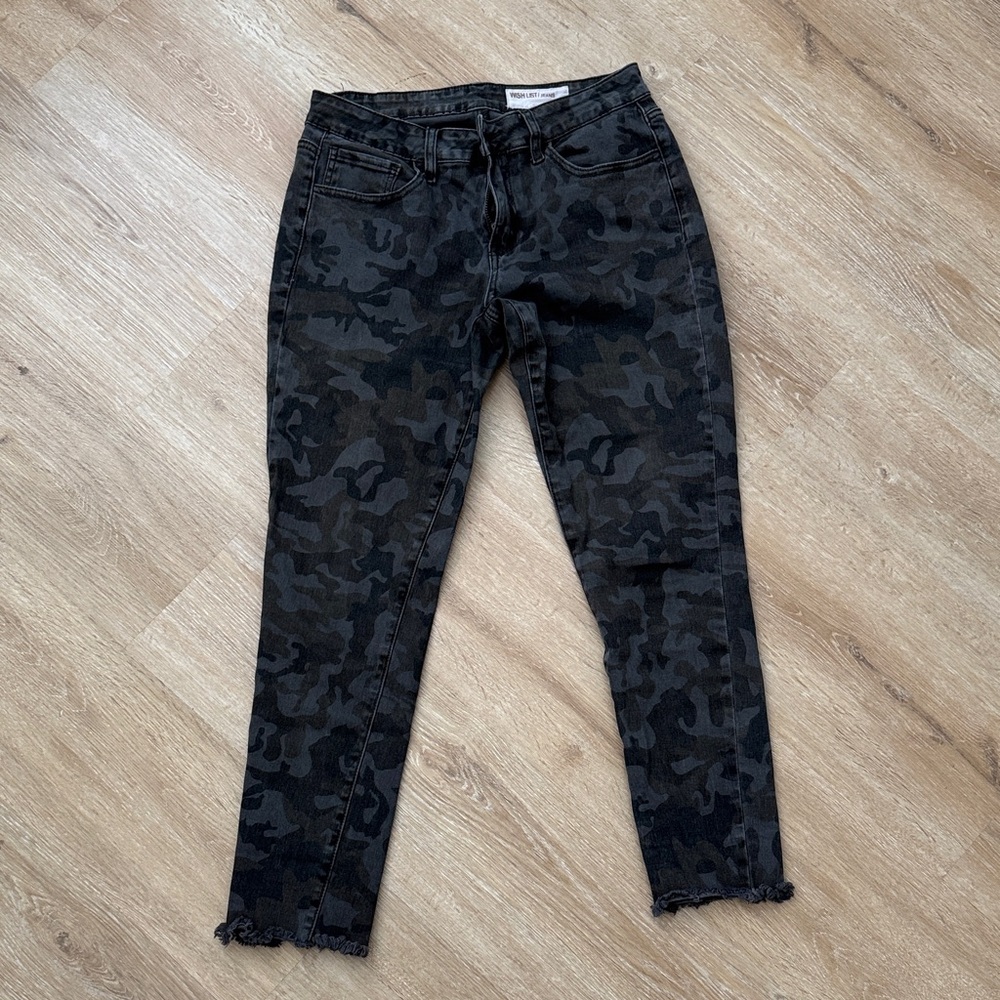 Wishlist Dark Camo Skinny Jeans